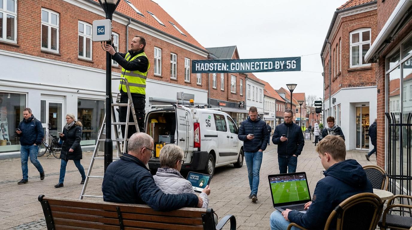 Stærk 5G i Hadsten