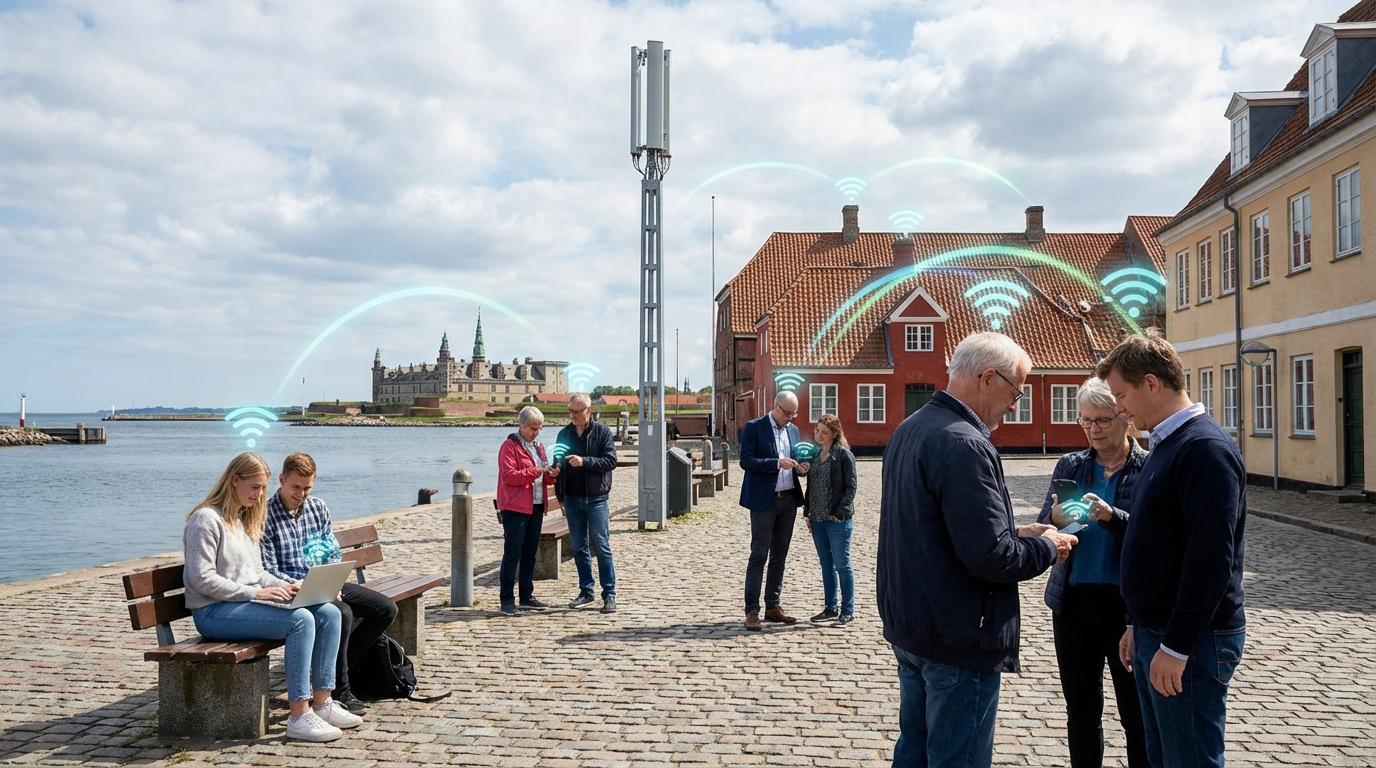 5G-dækning ved Kronborg Slot