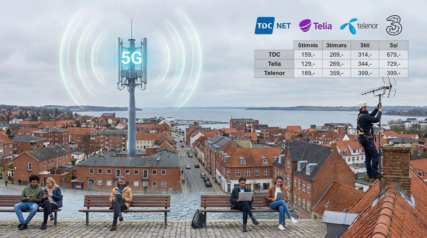 5G-dækning i Holbæk