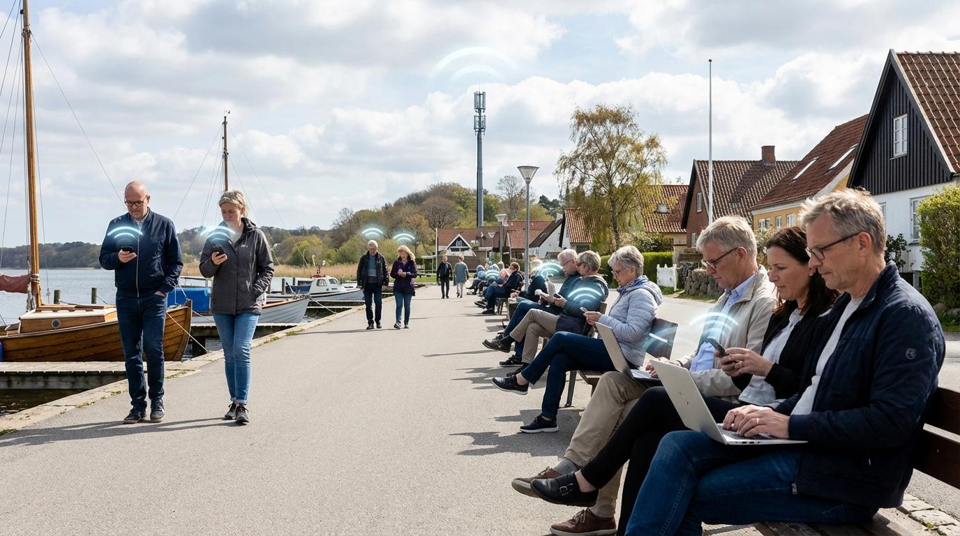 Havnesti i Jyllinge med 5G