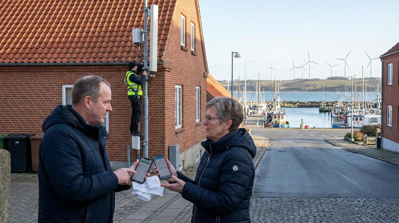 Lemvig: 5G-tekniker og beboere