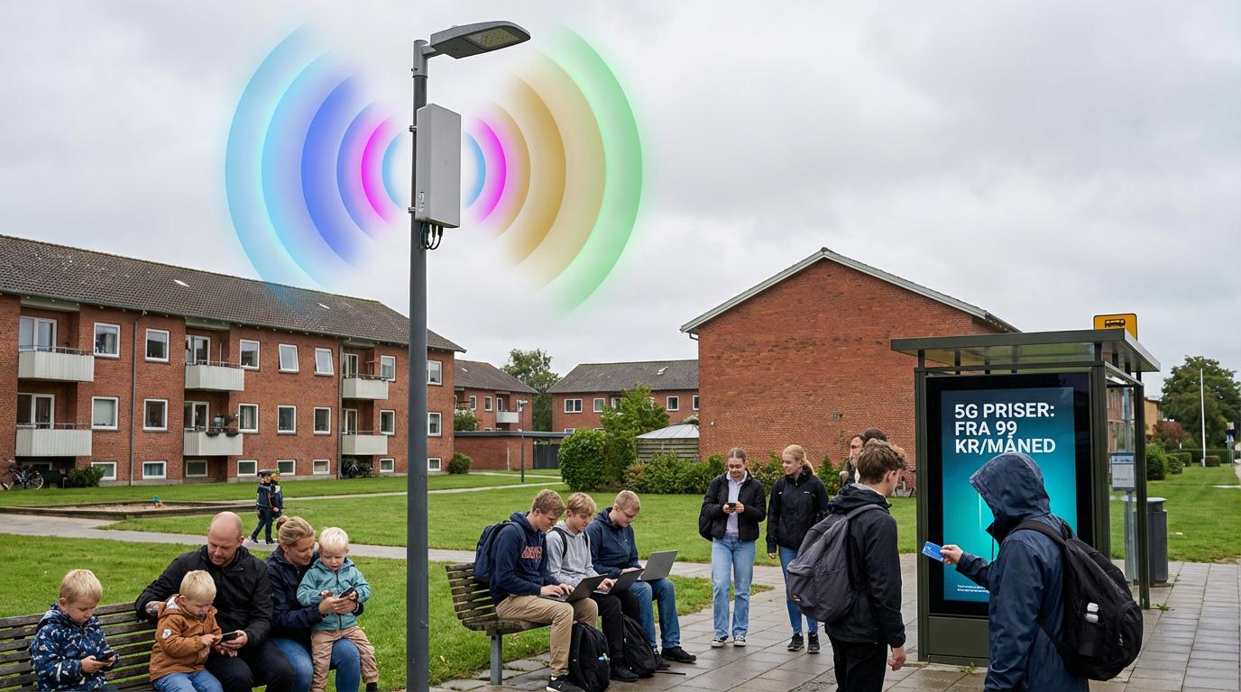Lystrup: 5G, familier, kontaktløs betaling