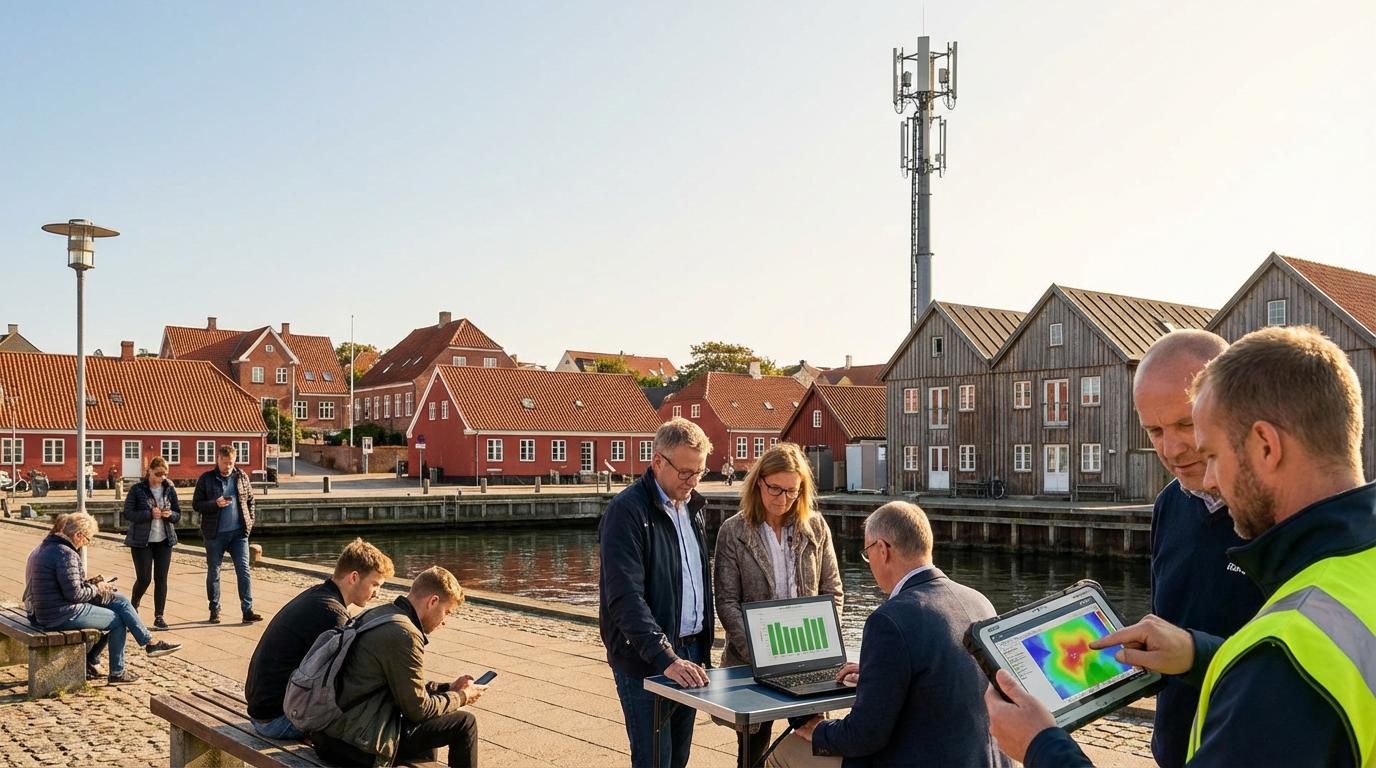 Nykøbing M. 5G-signal ved havnen
