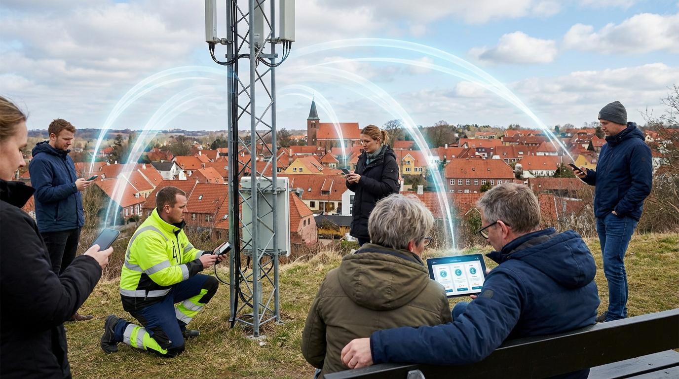 5G-dækning over Slangerup
