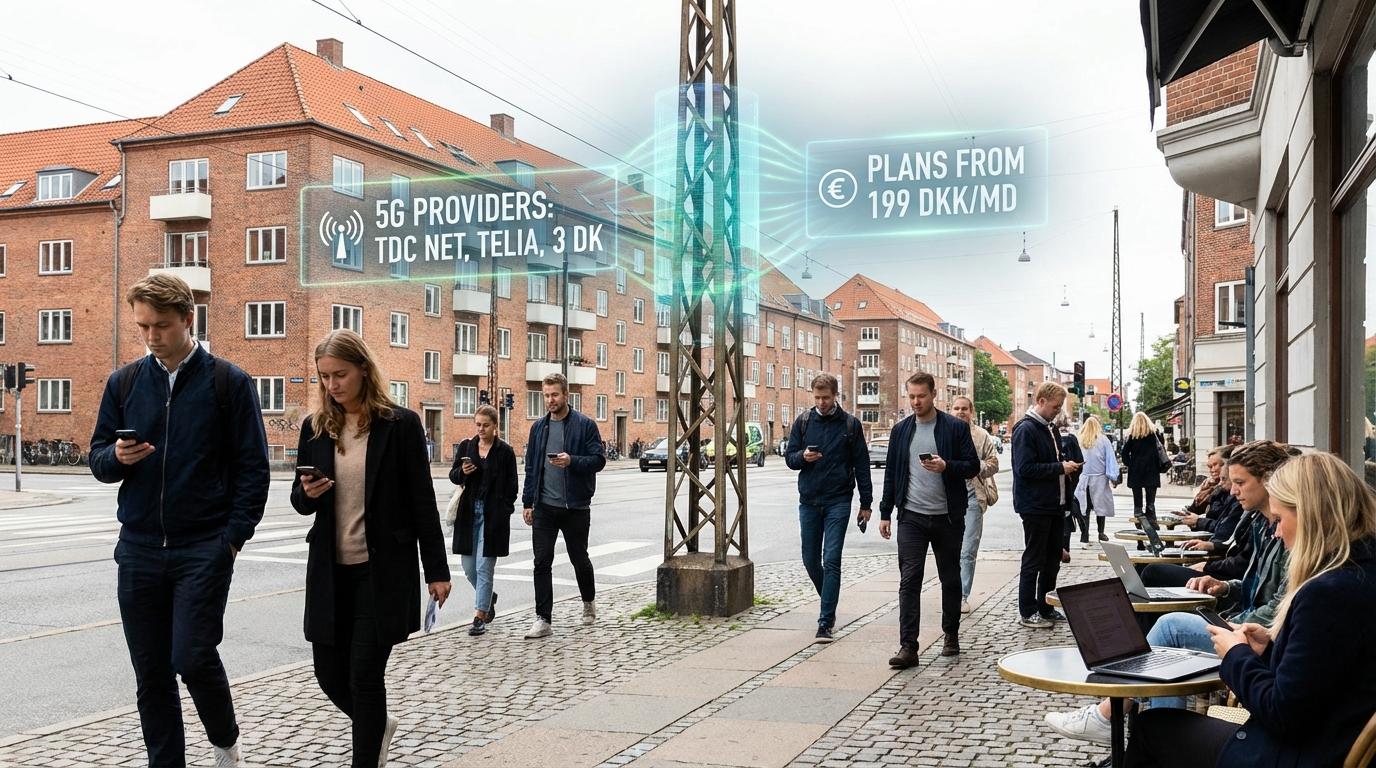 Valbyfolk tjekker enheder på 5G